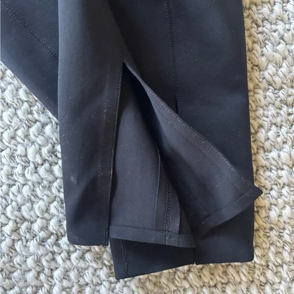 Theory Slit Legging in Scuba Black size P - Picture 2 of 4